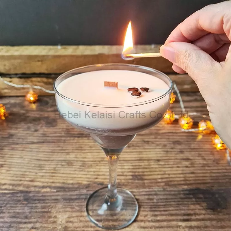 Handmade Espresso Martini Scented Cocktail Candle