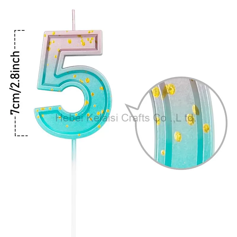 Number Birthday Cake Candle For Birthday Party Decoration