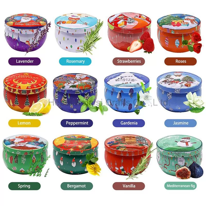 12 Packs scented candle gift set