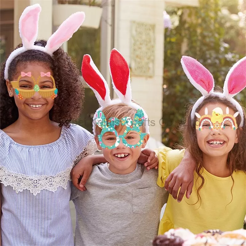 Egg Bunny Easter Glasses