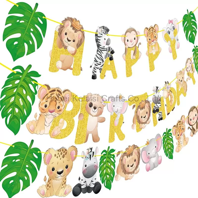 Safari Animals Banner