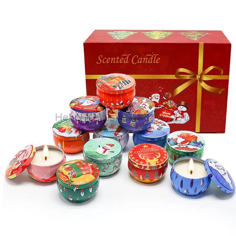 12 Packs scented candle gift set
