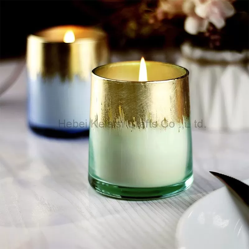 textures glass scented candles