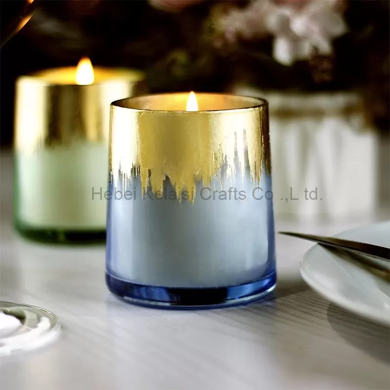 textures glass scented candles