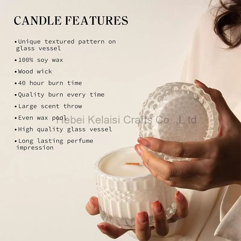 Hidden Label Rose&Sandalwood Scented Candles