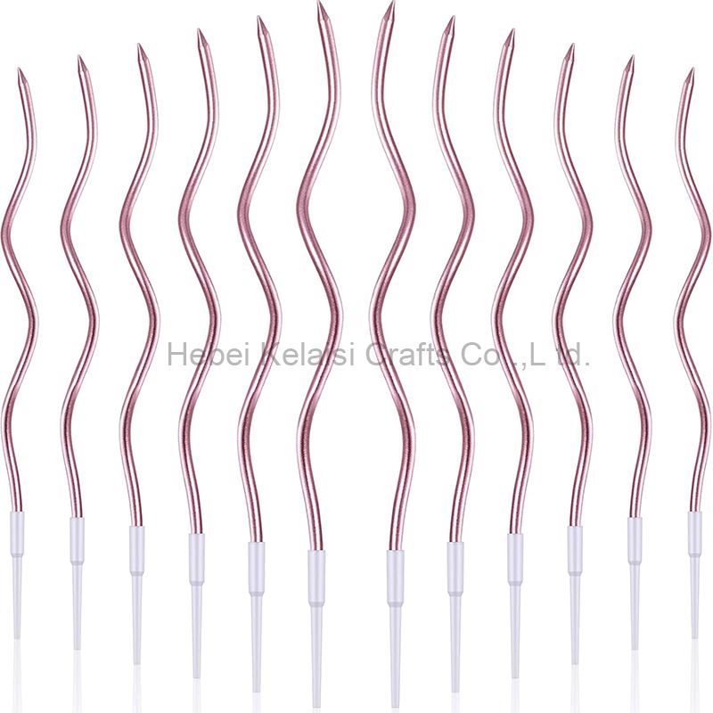 Twisted Spiral Birthday Cake Cup Candle