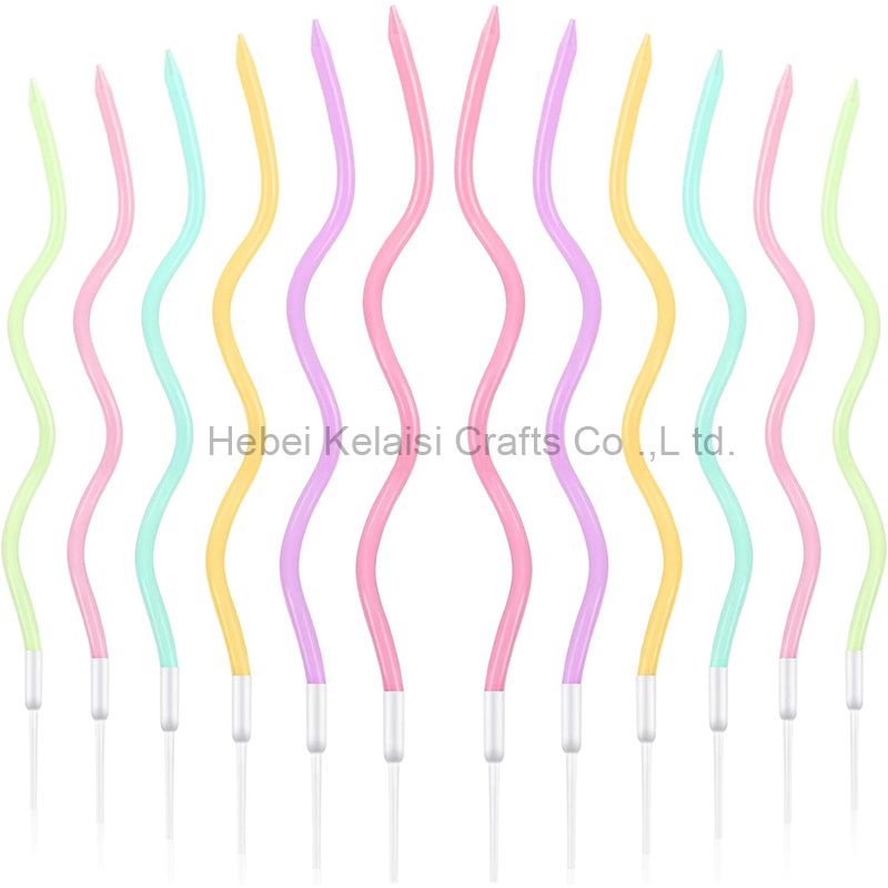 Spiral birthday candle