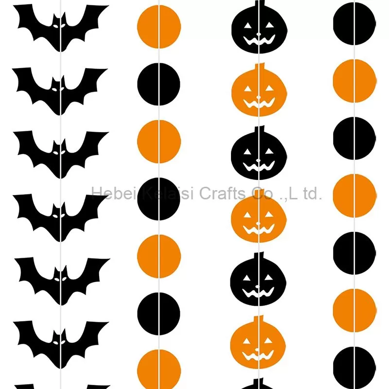Bat Banner Bat Circle Dots Garland