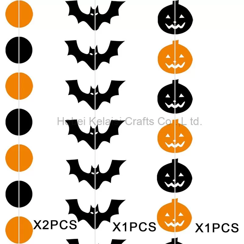 Bat Banner Bat Circle Dots Garland