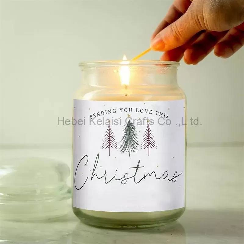 Big size decorative scented candle