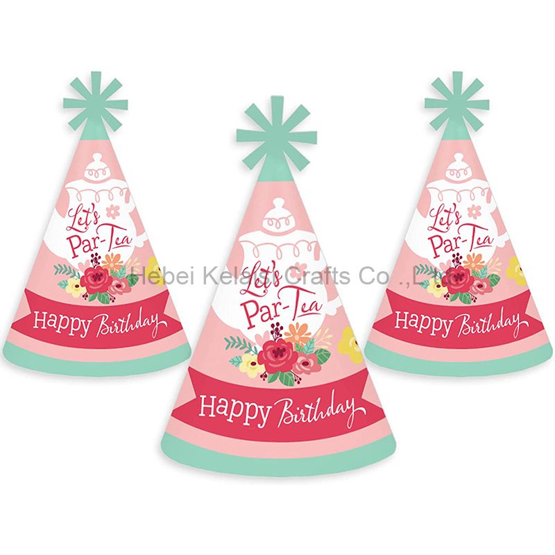 Cone Happy Birthday Paper Party Hats