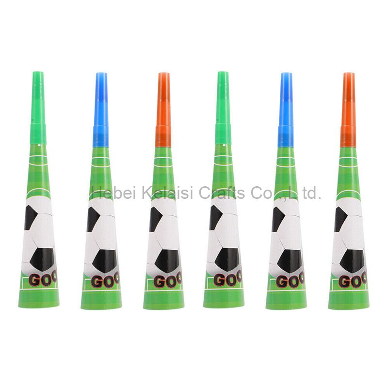 Boy football themed party supplies long blow dragon horn