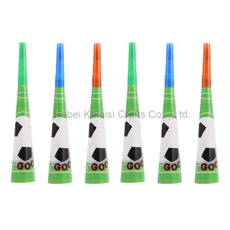 Boy football themed party supplies long blow dragon horn