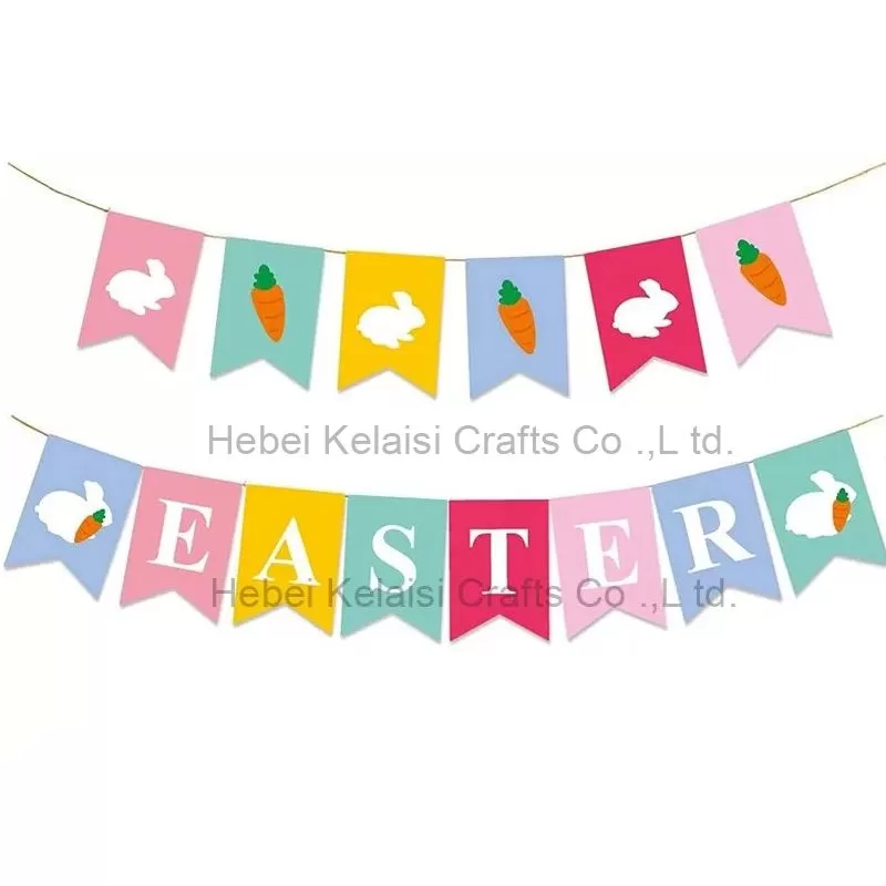 Easter Rabbit Carrot Banners