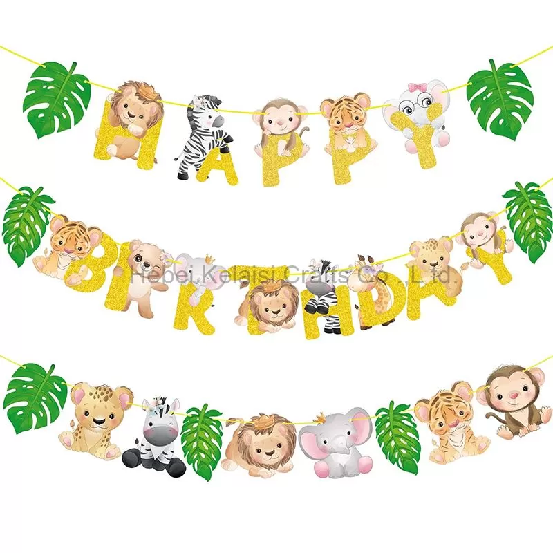 Safari Animals Banner