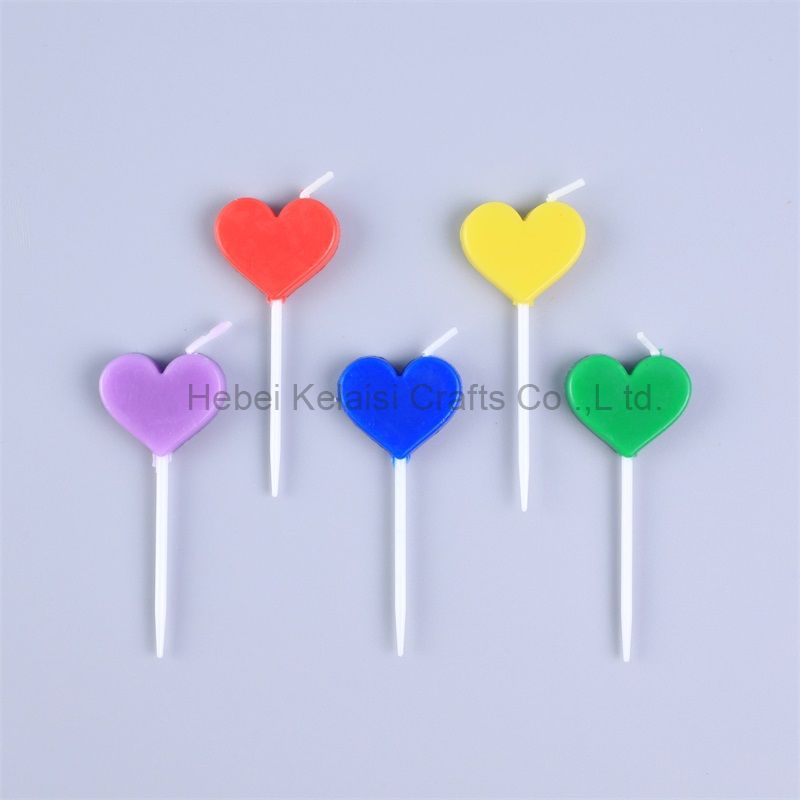 5pcs Heart candles
