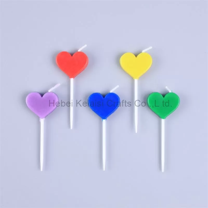 5pcs Heart candles