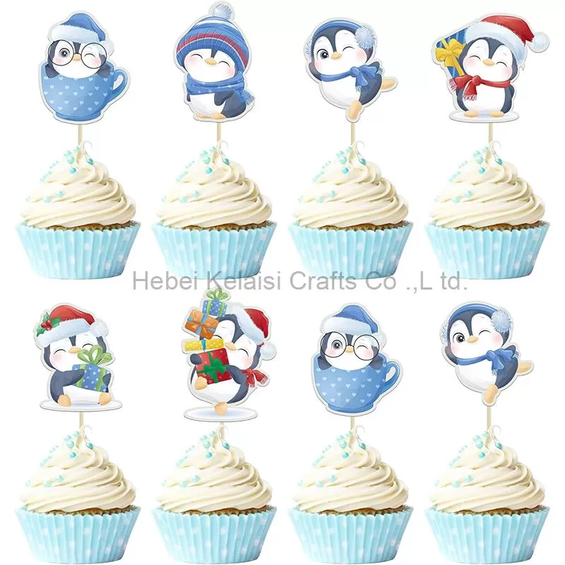 Penguins Cupcake Toppers