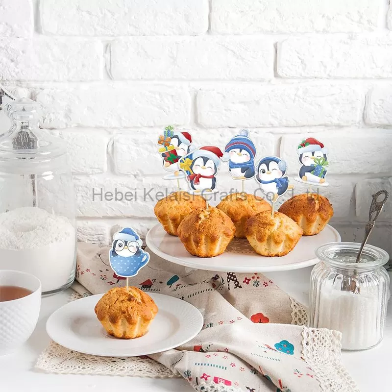 Penguins Cupcake Toppers