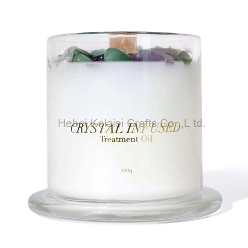 Crystal Infused Treatment Oil Scented Candles