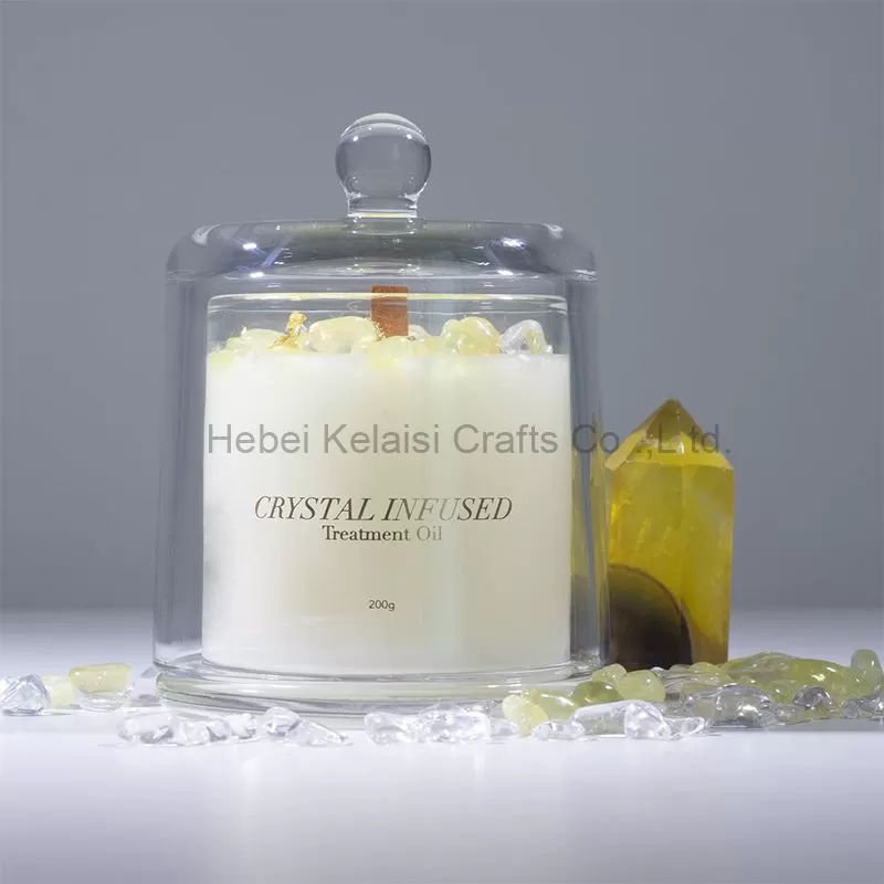 Crystal Infused Treatment Oil Scented Candles