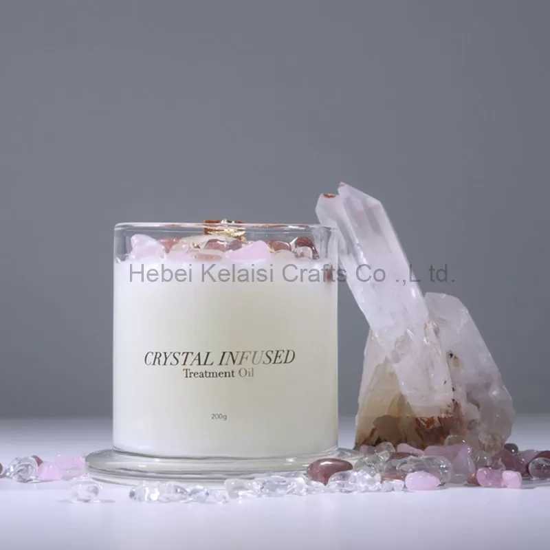 Crystal Infused Treatment Oil Scented Candles