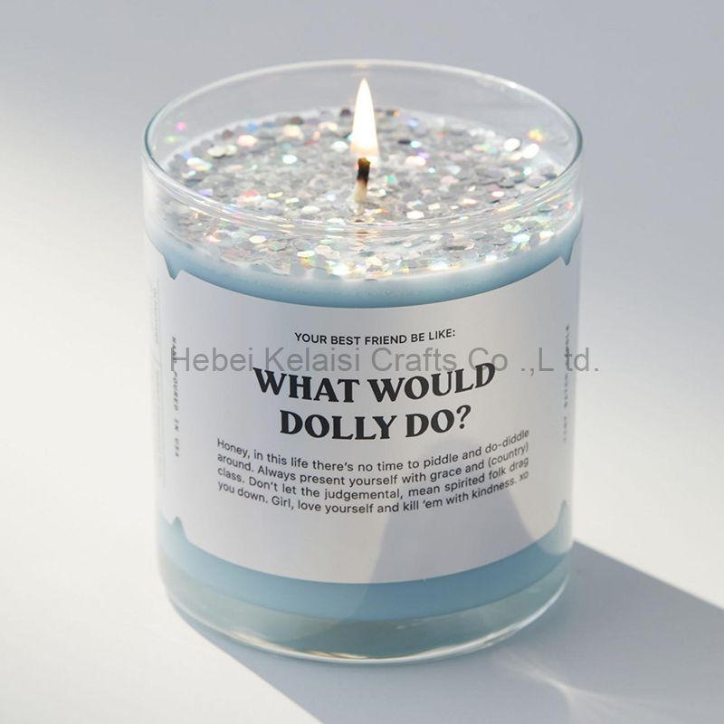 new personalized design stained glass jar scented candles