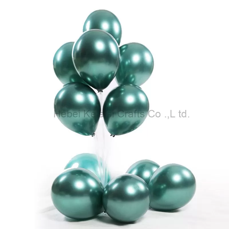 Multi-colored latex balloons