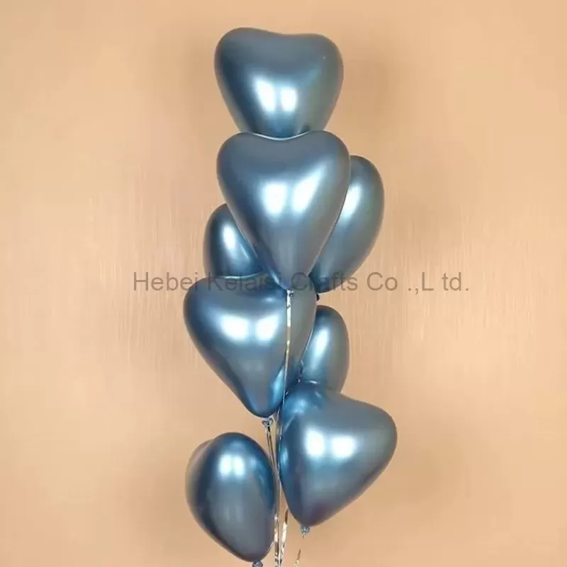 Thickened 12 inch metallic texture latex balloon