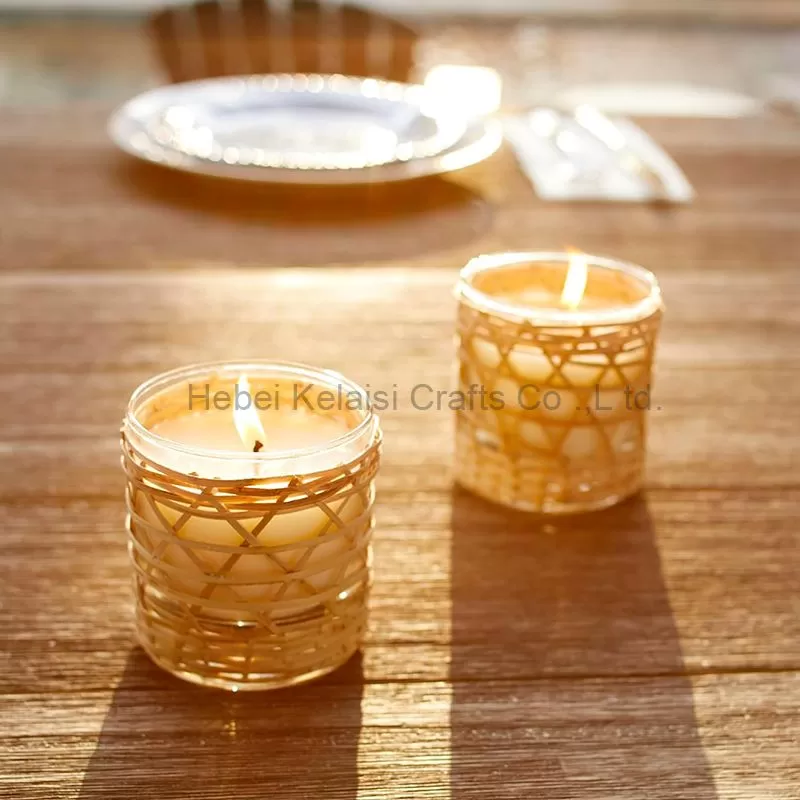 Naturals Eucalyptus Bamboo Wrapped Candle