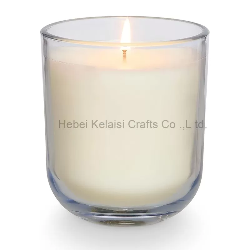 Solid Glass Wax Jar Home Decor Candle