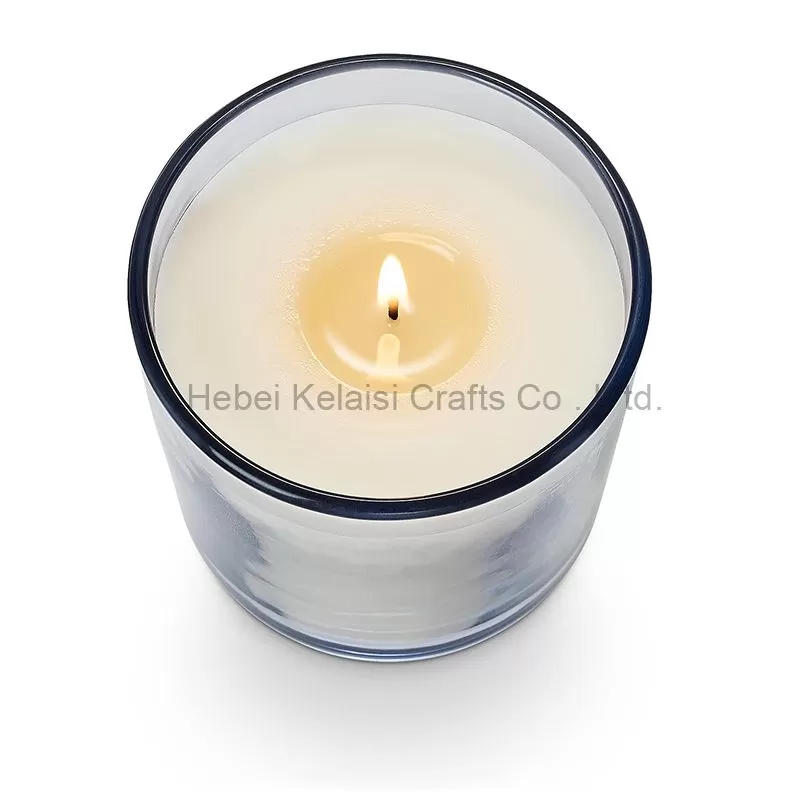 Solid Glass Wax Jar Home Decor Candle