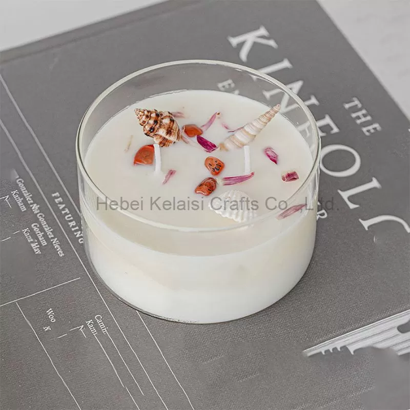 Crystal aromatherapy scented candle