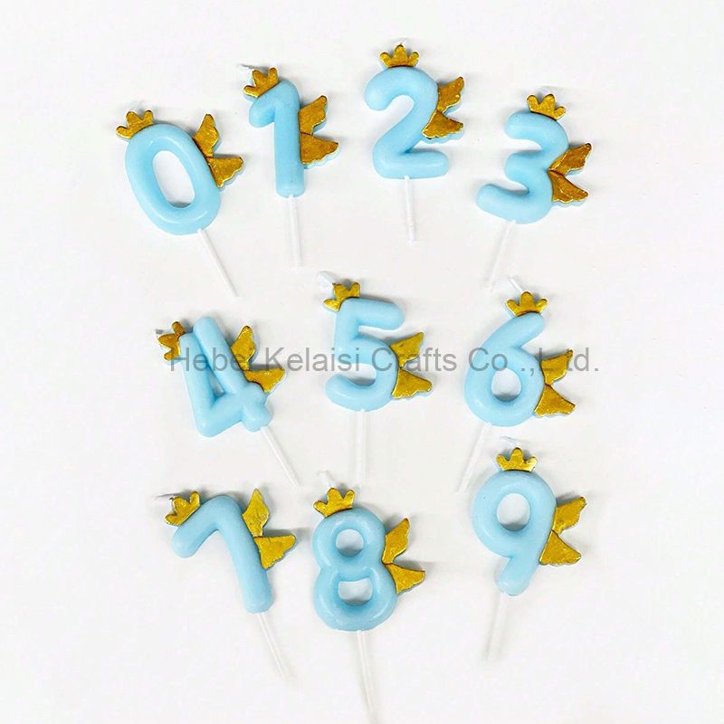 Wings Shape birthday digital candles