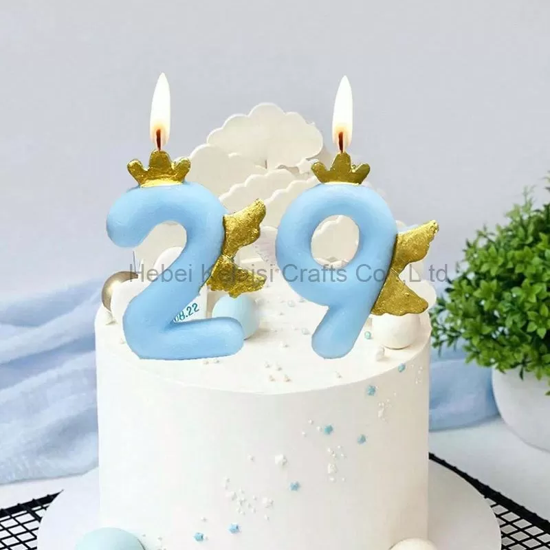 Wings Shape birthday digital candles