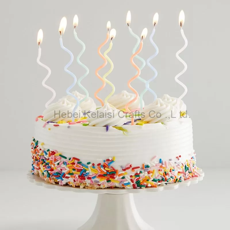 Color Unique Shape Birthday Cake Candles