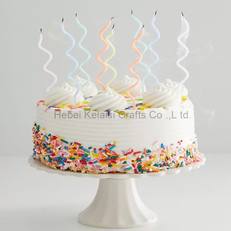 Color Unique Shape Birthday Cake Candles