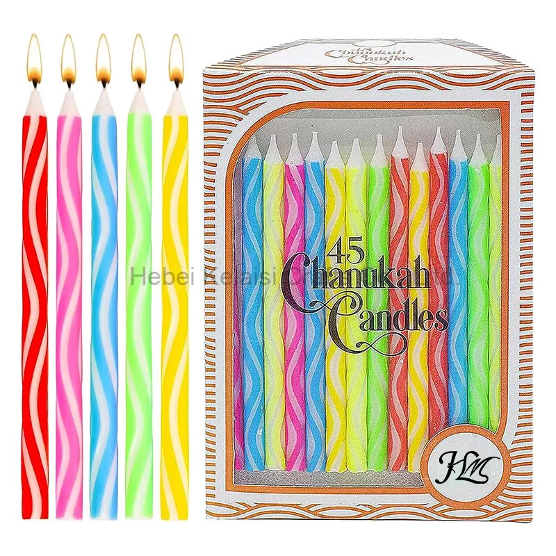 Dripless Chanukah Candles