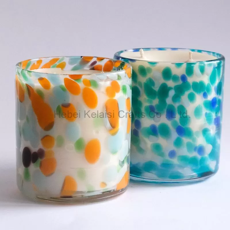 Natural Custom leopard print Soy Wax Scented Candle