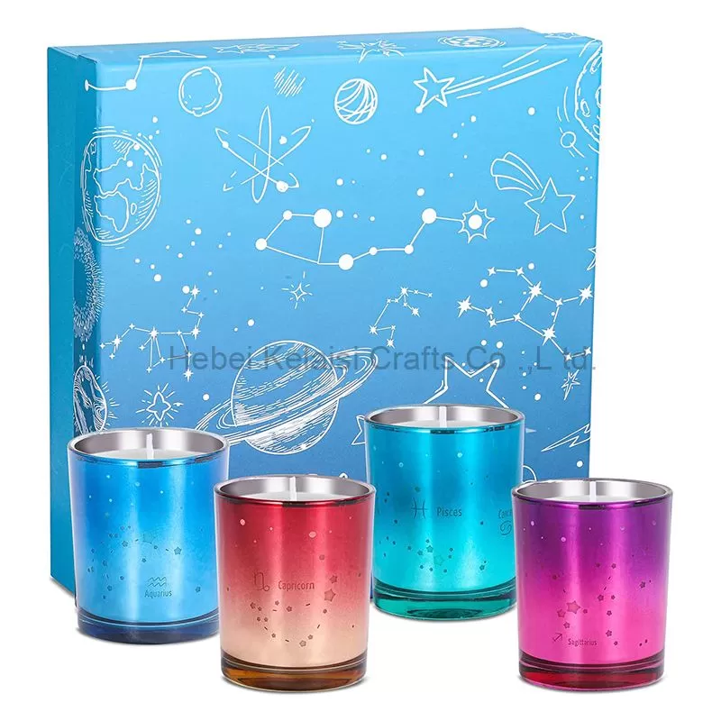 Scented home fragrance candle gift set