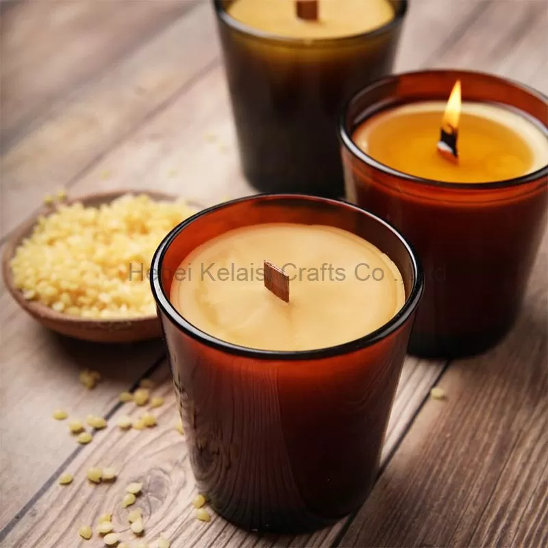 Home Decor Christmas Scented Glass Jar Votive Candles