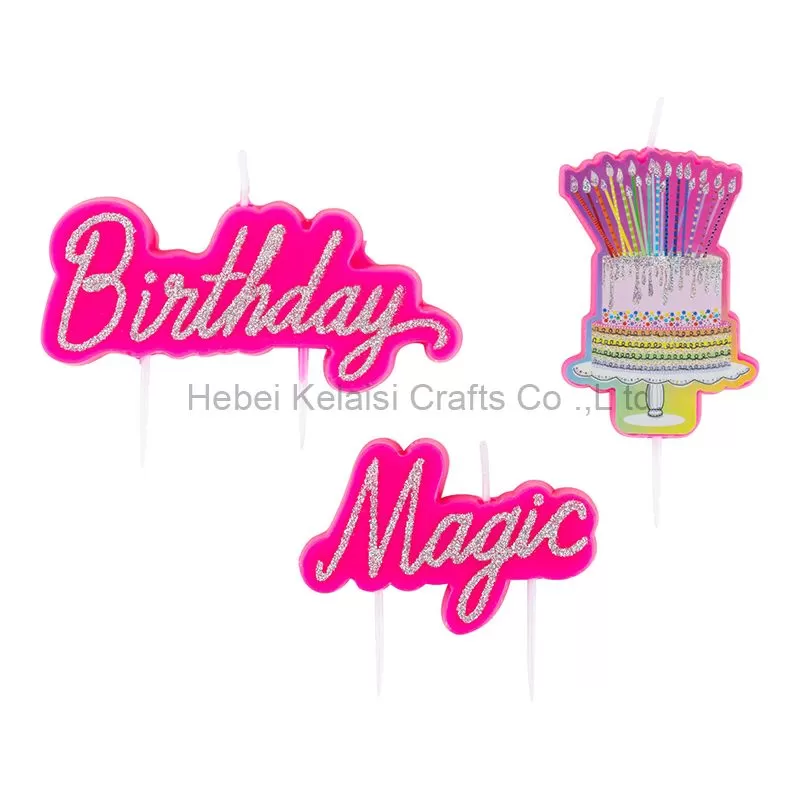Strictly Fancy 3 piece Birthday Candle