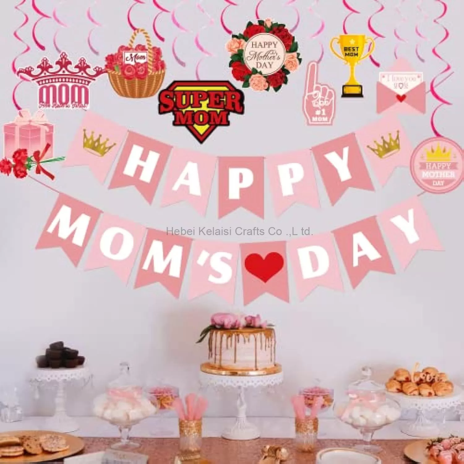 Mother's Day Hanging Decorations Party Supplies