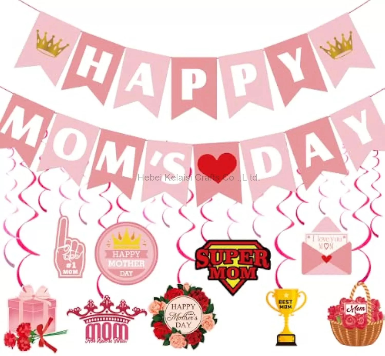 Mother's Day Hanging Decorations Party Supplies