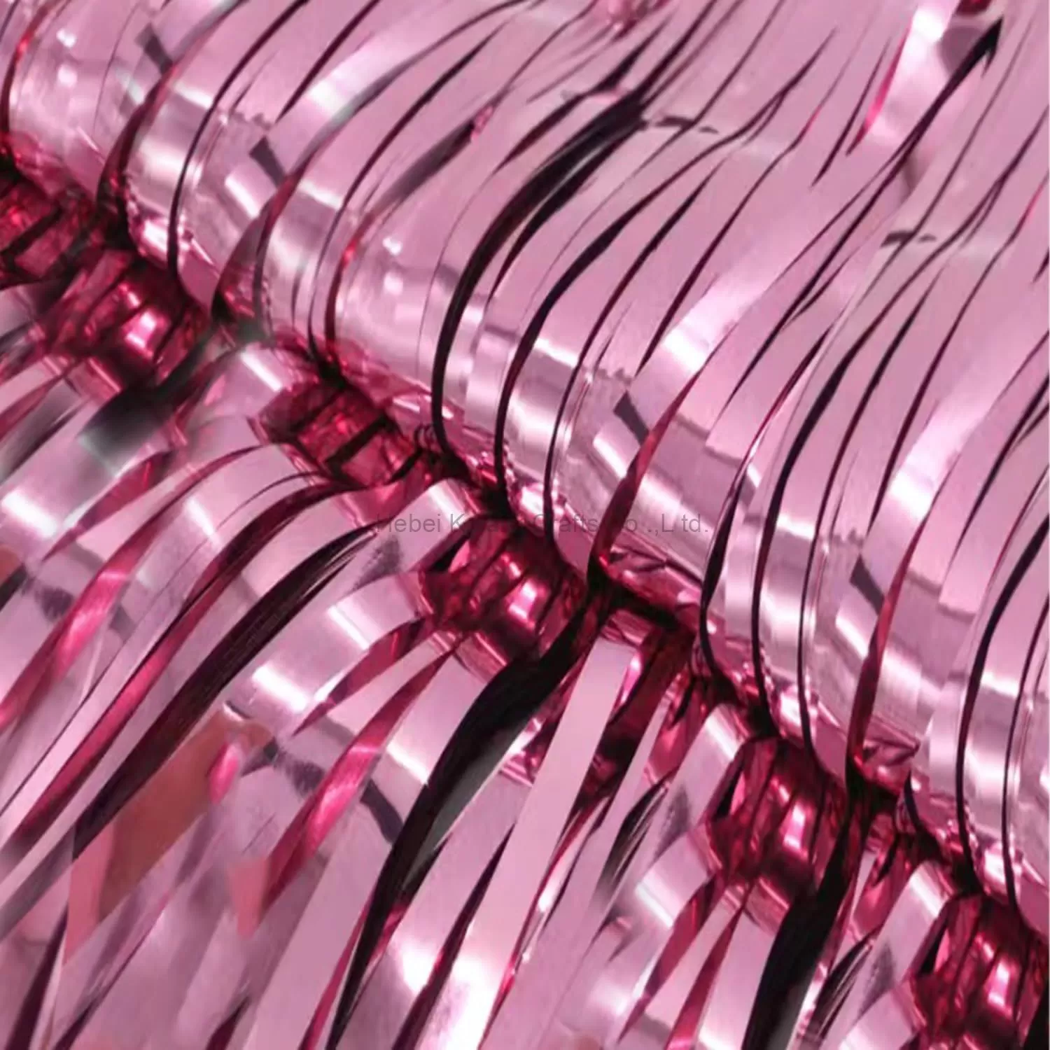 Customizable Multicolor Party Backdrop Purple Foil Curtain