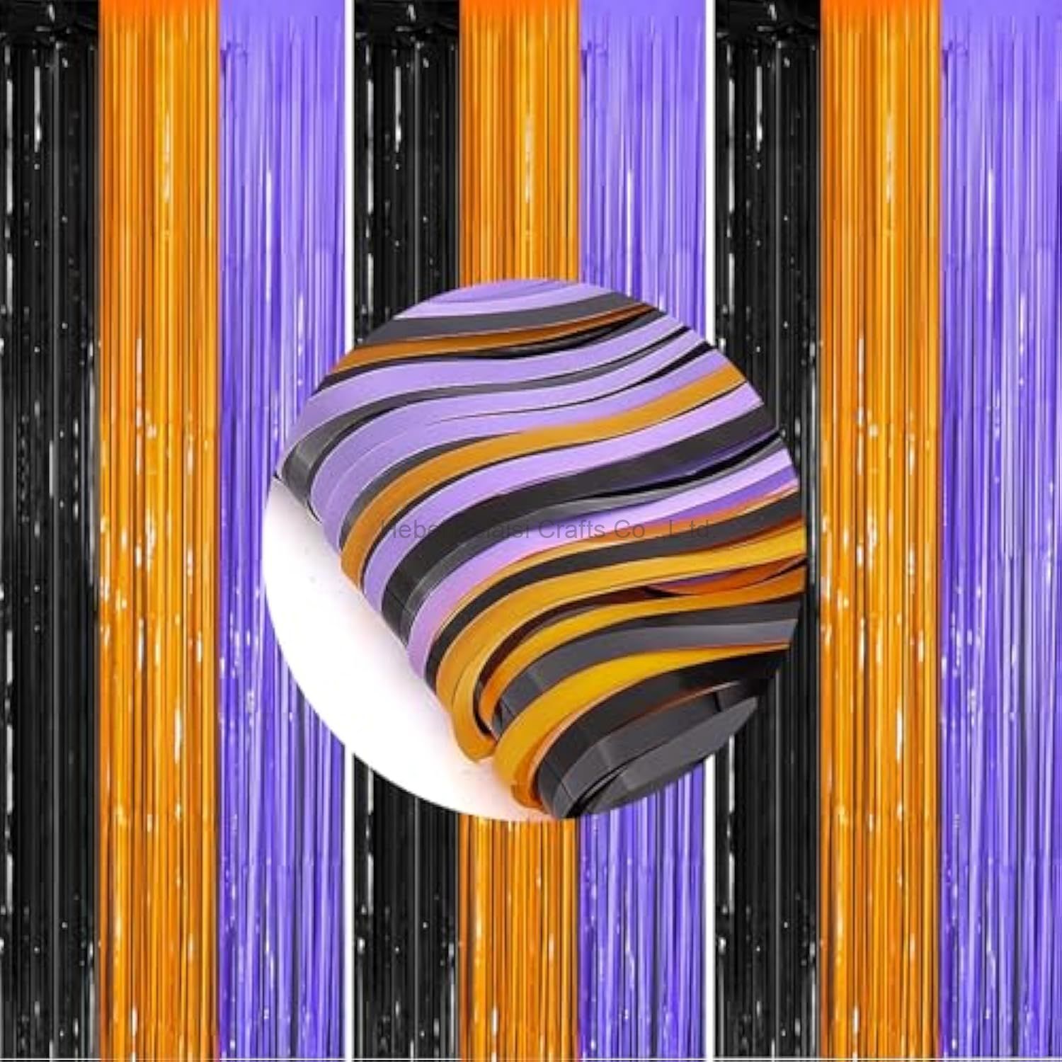 Tinsel Party Decorations Halloween Foil Tassel Curtain Backdrop