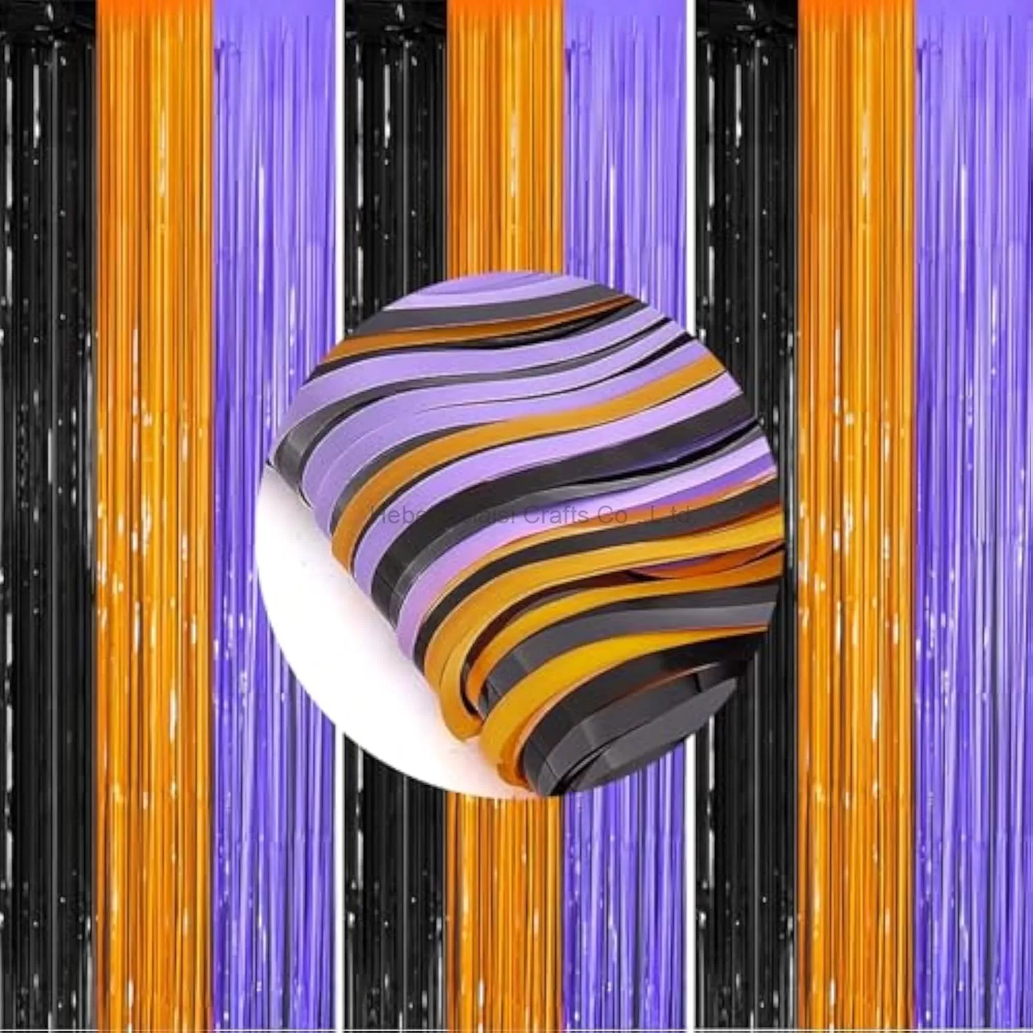 Tinsel Party Decorations Halloween Foil Tassel Curtain Backdrop