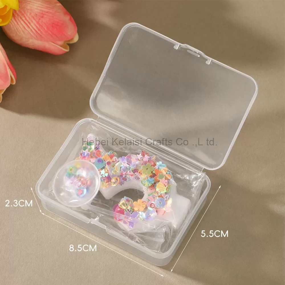 0-9 Numeral Candle Glitter Sequin Cake Topper for Party Decoration Sparkle Number Birthday Candle