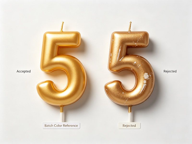 Candle Color Consistency: Why Batch-to-Batch Quality Control Matters