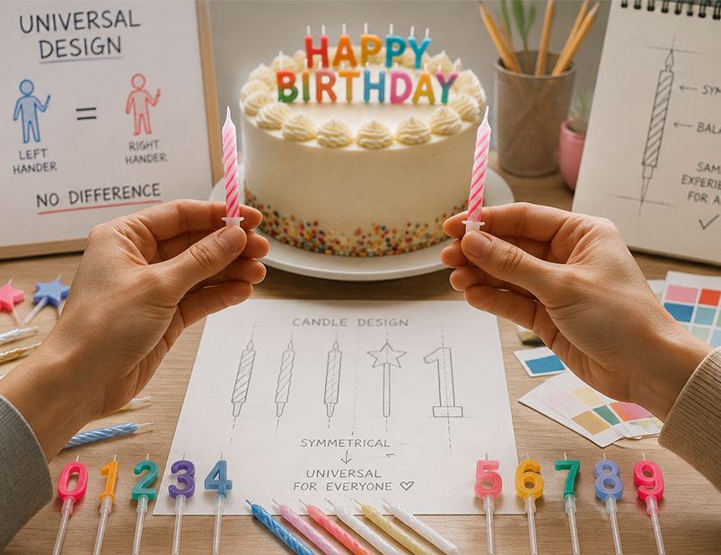 Why Candle Design Is Naturally Left-Handed Friendly — A Lesson in Universal Design